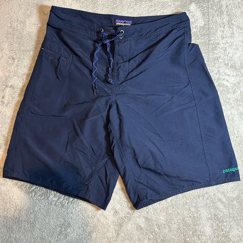 Patagonia Men's Deep Blue Board Shorts